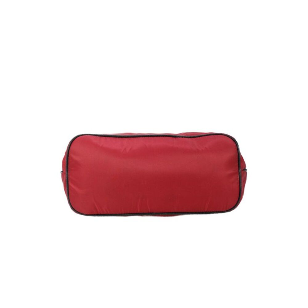Barneys New York Womens Zipped Bowler Handbag Red - Picture 4 of 6